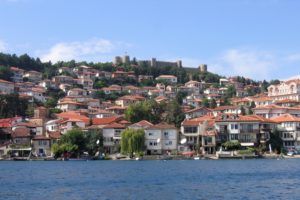 Ville d'Ohrid en Macédoine