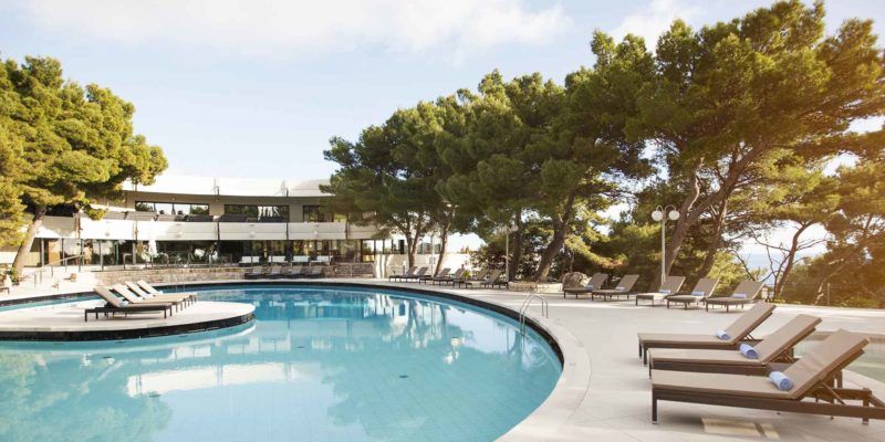Cavtat-hôtel_Croatia-piscine extérieure