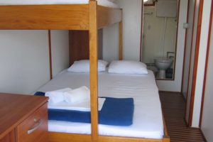 mini croisière dubrovnik, Cabine triple sur le caïque Otac Nikola en Croatie