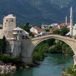 Mostar Bosnie-Herzégovine. Vieux pont de Stari Most