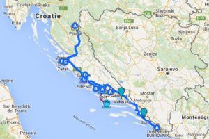 circuit en voiture Autotour Découverte de la Croatie Zadar-Zadar