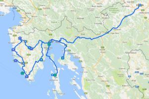 circuit itinérant autotour en voiture de la Sérénissime à Sissi. Istrie et Kvarner