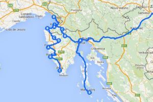 itinéraire Les 3 istries, de Trieste à Pula vacances en Croatie