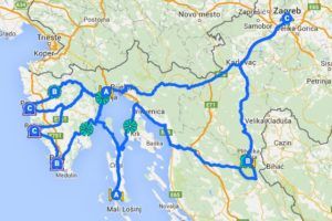 Plitvice & Rivage de l'Adriatique Nord