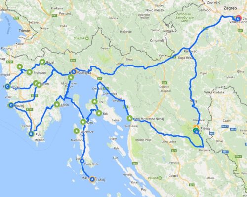 A19. Autotour Essentiel d'istrie-Kvarner & Plitvice ou Rivage de l'Adriatique Nord