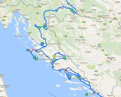 A20 - Autotour Splendeur de la Nature Croate, de Zagreb à Dubrovnik
