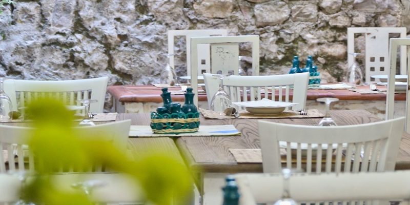 Hotel Marija à Kotor - terrasse